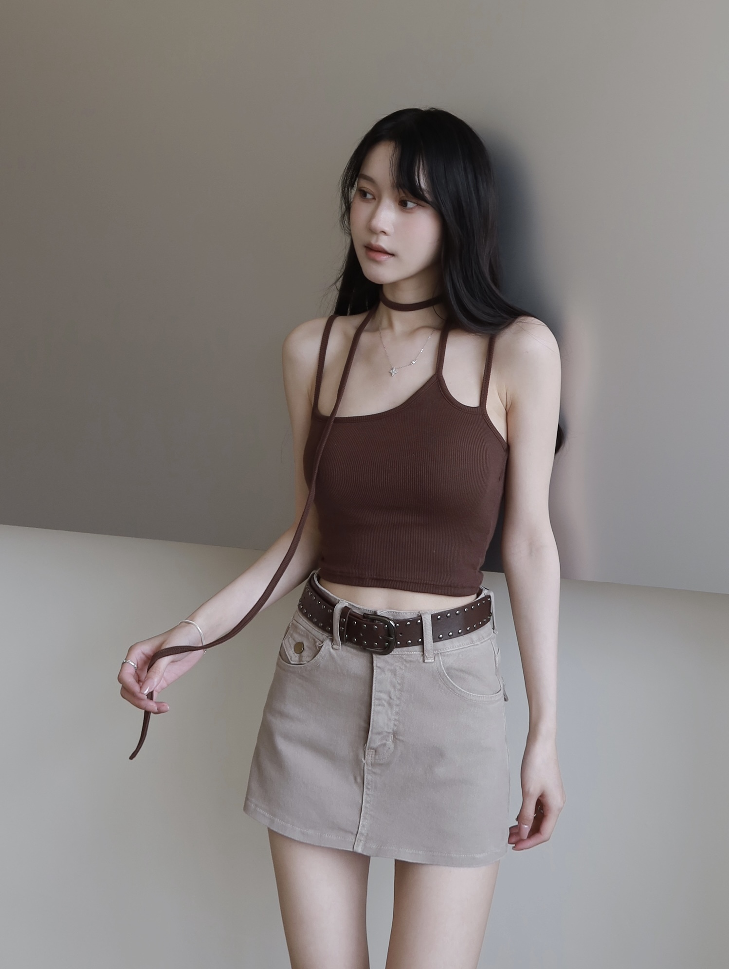 甜辣繞脖細肩Bra top