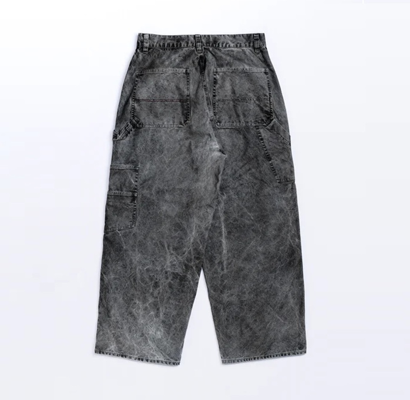 ANACHRONORM 2026 PIGMENT DYED DUCK PAINTER PANTS - BLACK PRE ORDER ITEM (預訂中)
