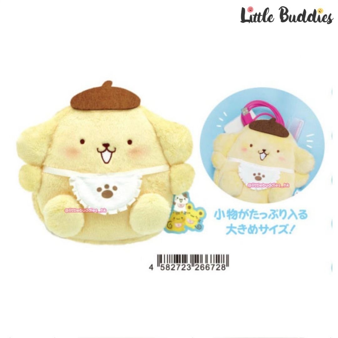 日本 Sanrio Pom Pom Purin 布甸狗 甜點派對設計系列 - 立體公仔袋