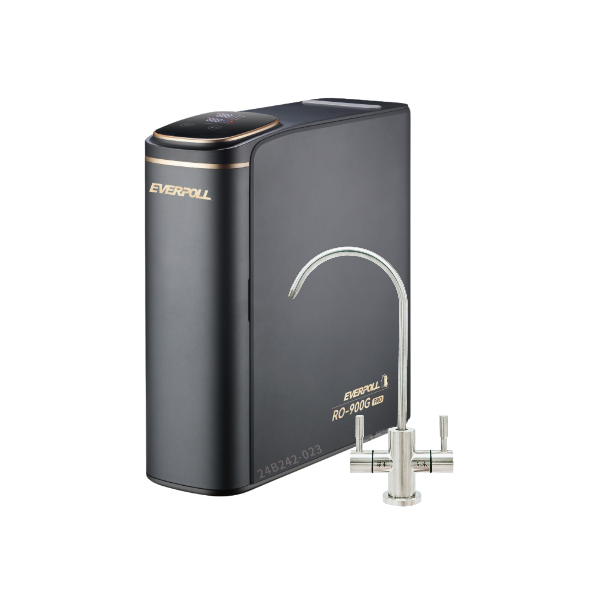 【EVERPOLL 愛科】RO-900G PRO 直出 RO 淨水系統｜尊爵黑