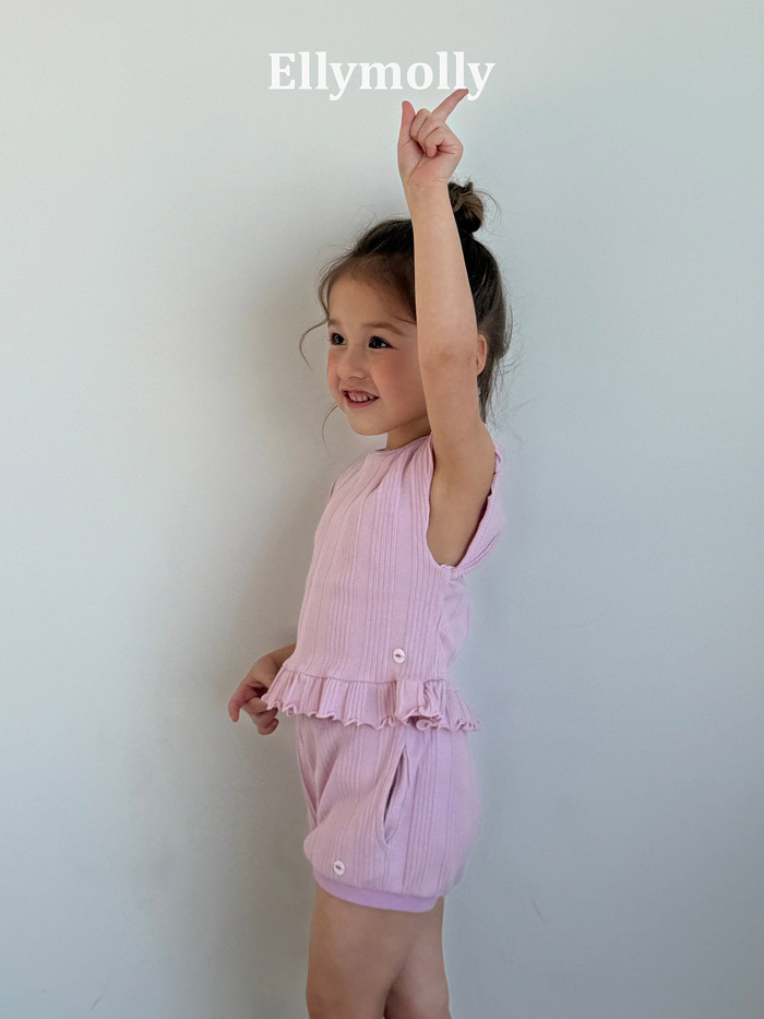 正韓夏EllyMolly 三色直條小短褲