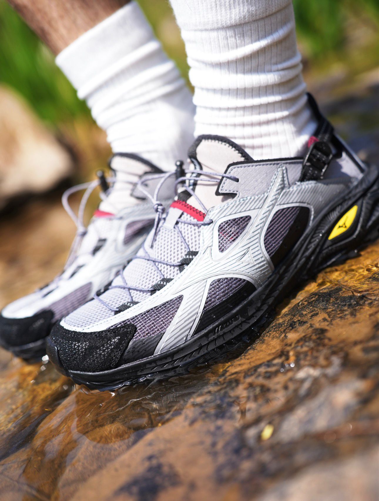 預訂|MIZUNO RACER TRAIL SE V2 灰黑紅 MIZUNO涼鞋 二代