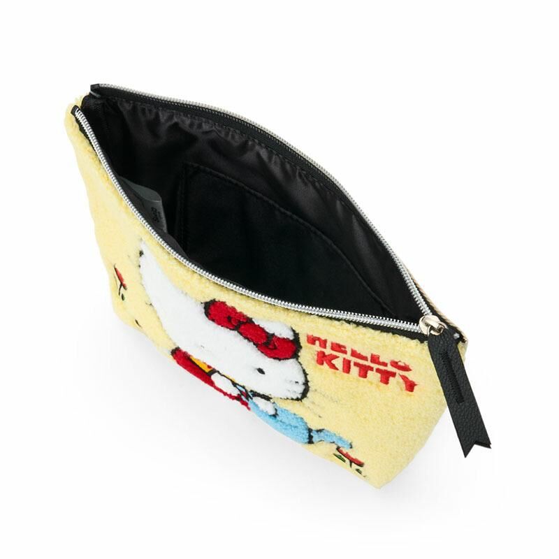 JP Hello Kitty 毛巾刺繡拉鏈Pouch 4571 TK260326