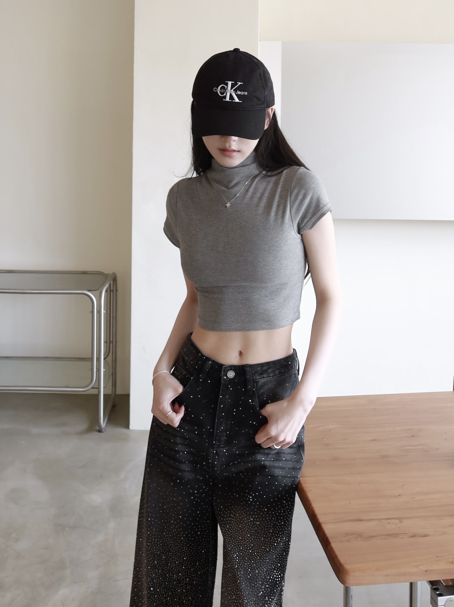 百搭修身高領braT