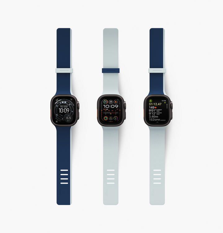 UNIQ Revix IV Apple Watch 雙色防水矽膠磁吸錶帶