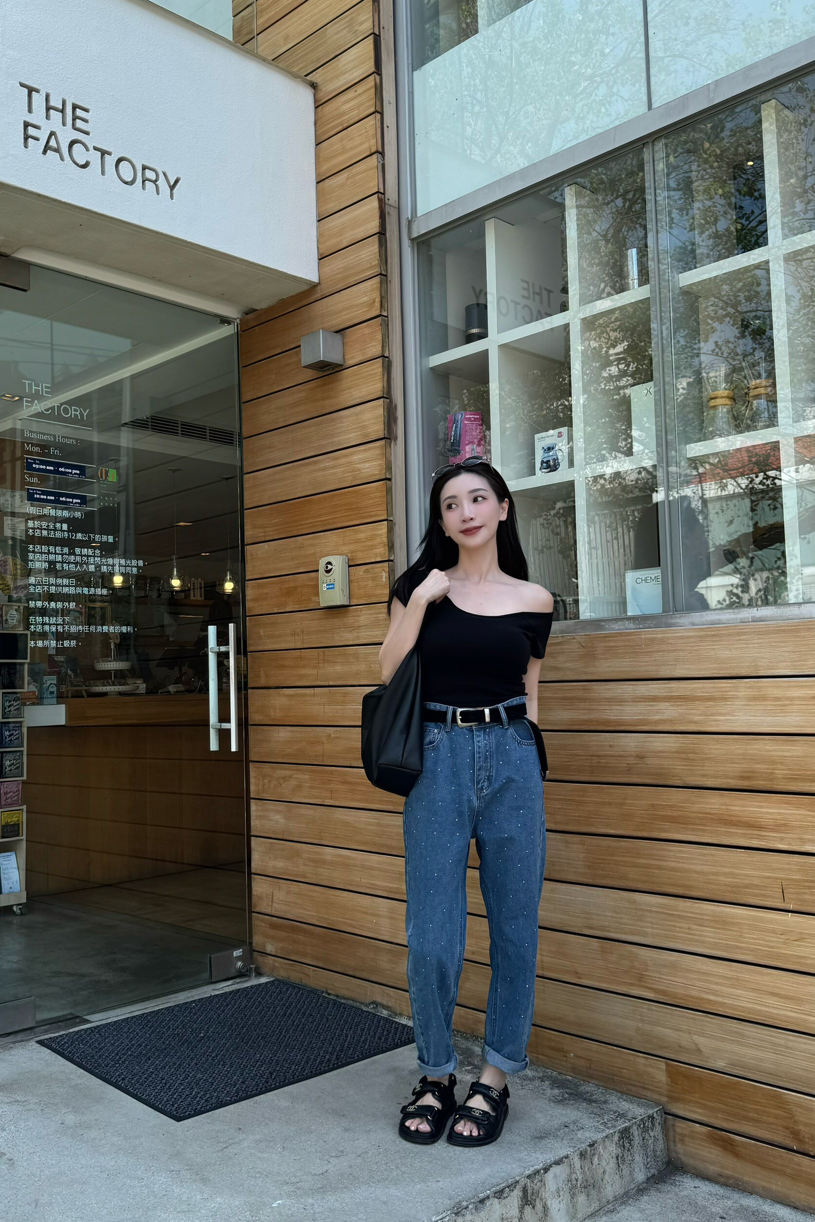 #AM18 鑽鑽AB褲(深藍/米杏)