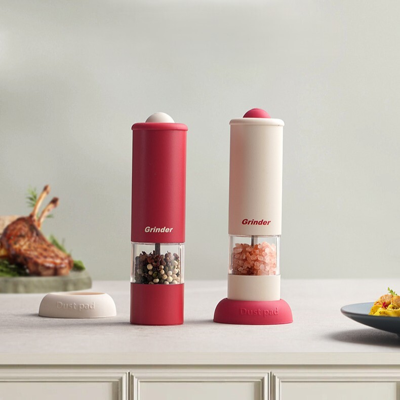 《6666》電動調味料胡椒研磨器