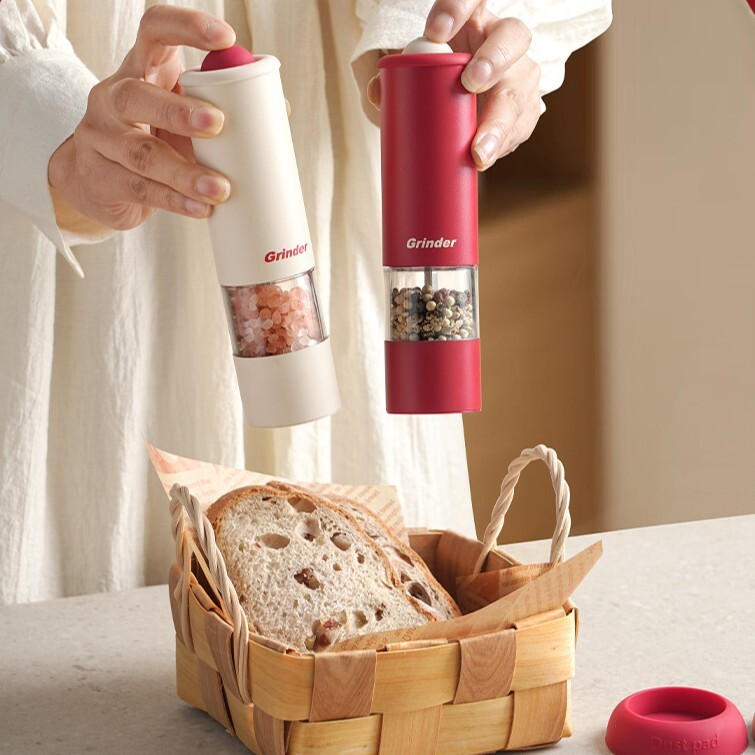 《6666》電動調味料胡椒研磨器