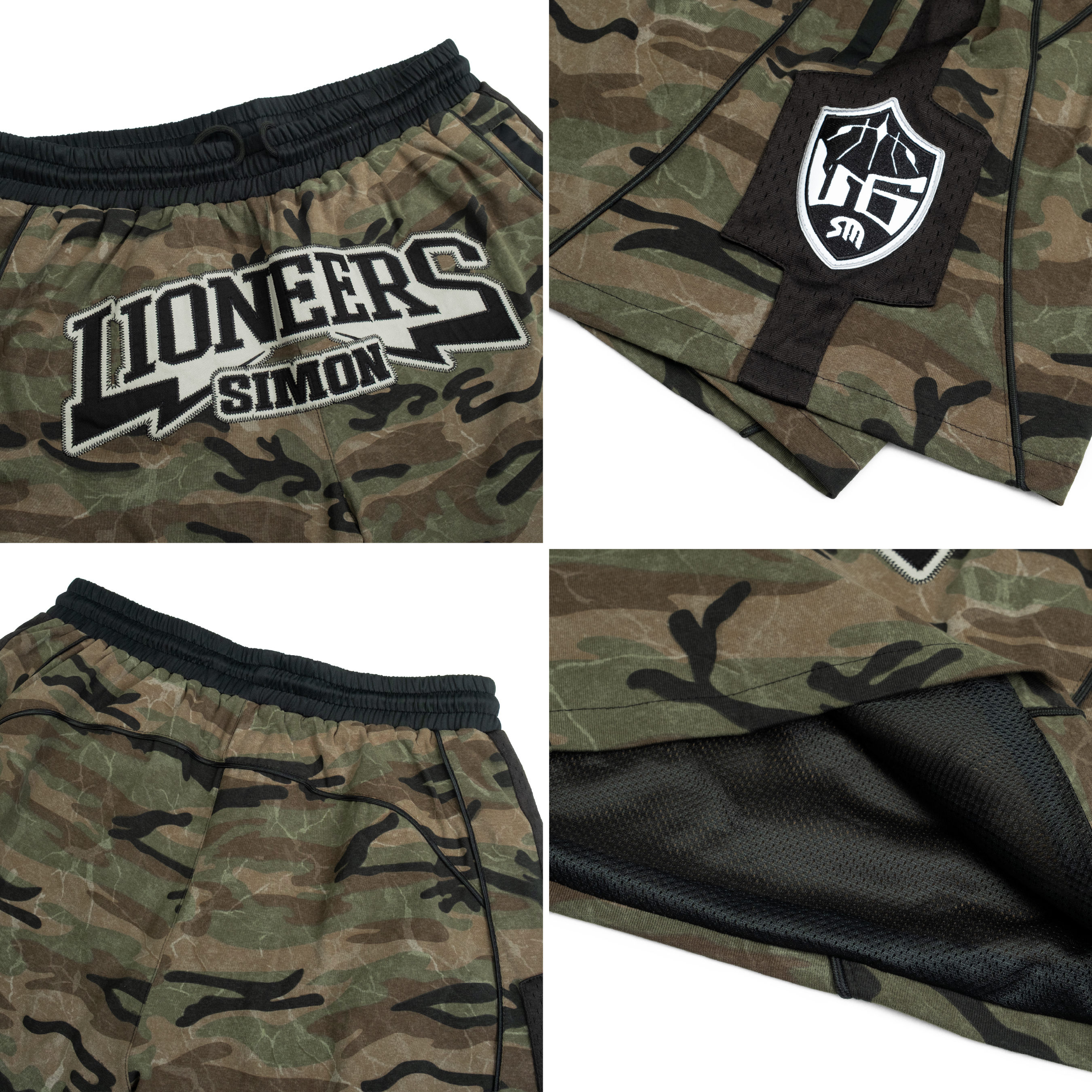 25-26 LN X SIMON 異材質拼接球褲｜迷彩