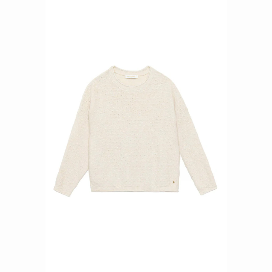 1LP0327-035 [LA PETITE ETOILE] Pull Mossy Beige Clair #MOSSY-M112611G9B/13-BEIGE CLAIR (EU)