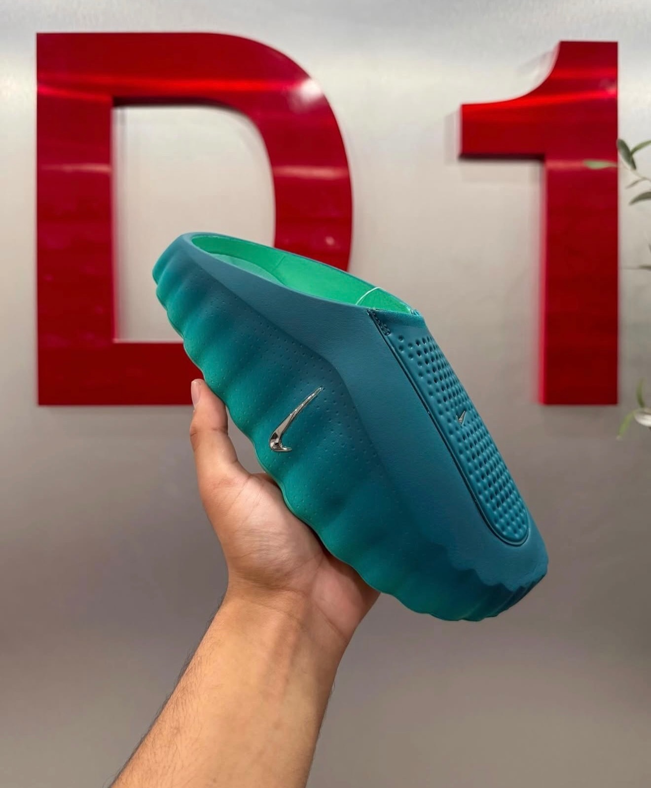 NIKE MIND 001 Slide Geode Teal Light Menta 湖水綠漸變  HQ4307-301