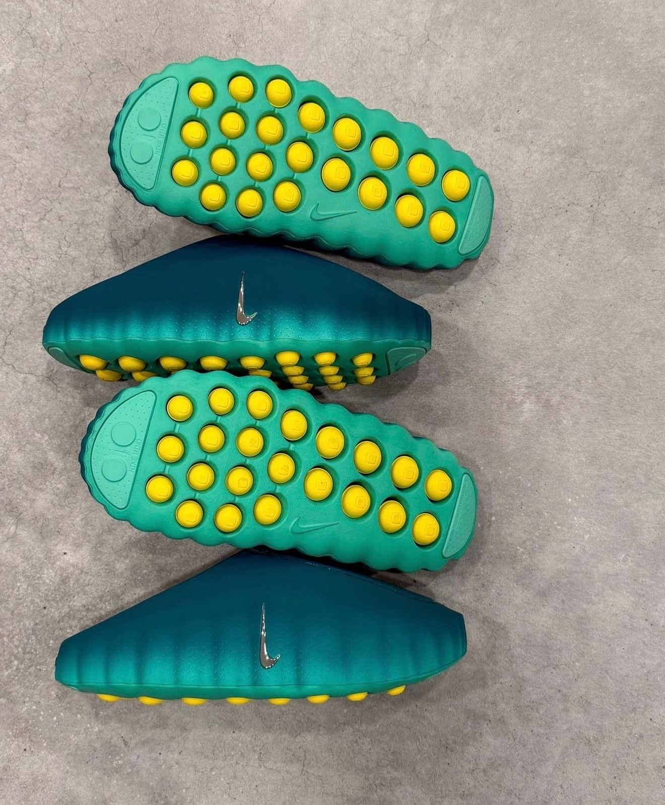 NIKE MIND 001 Slide Geode Teal Light Menta 湖水綠漸變  HQ4307-301