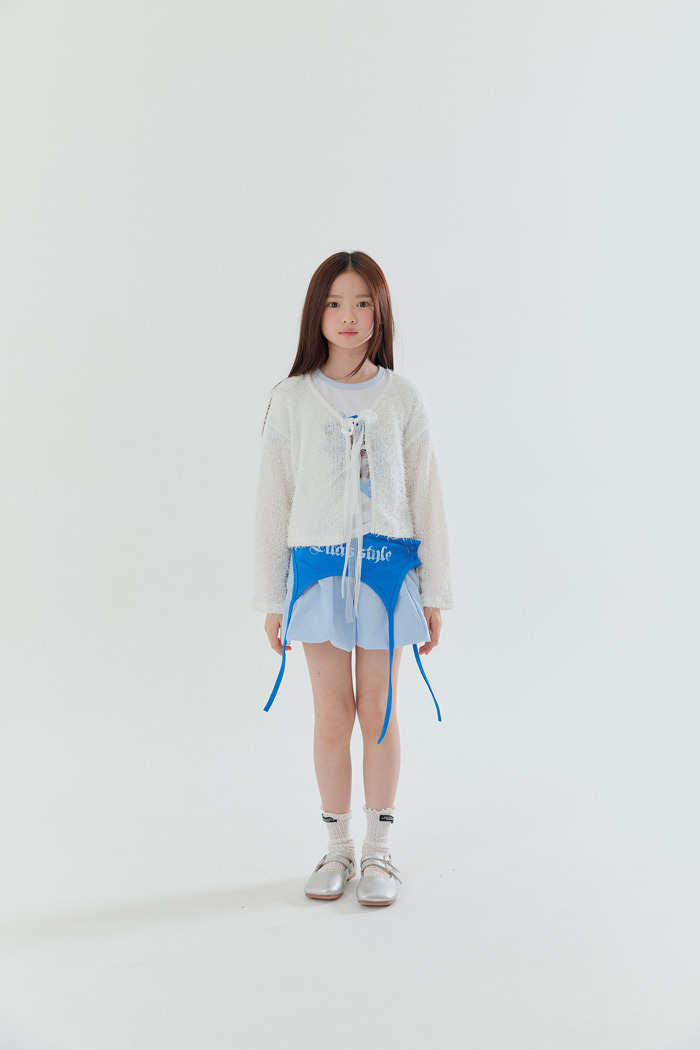 正韓夏Lilas 兩色羽毛感罩衫