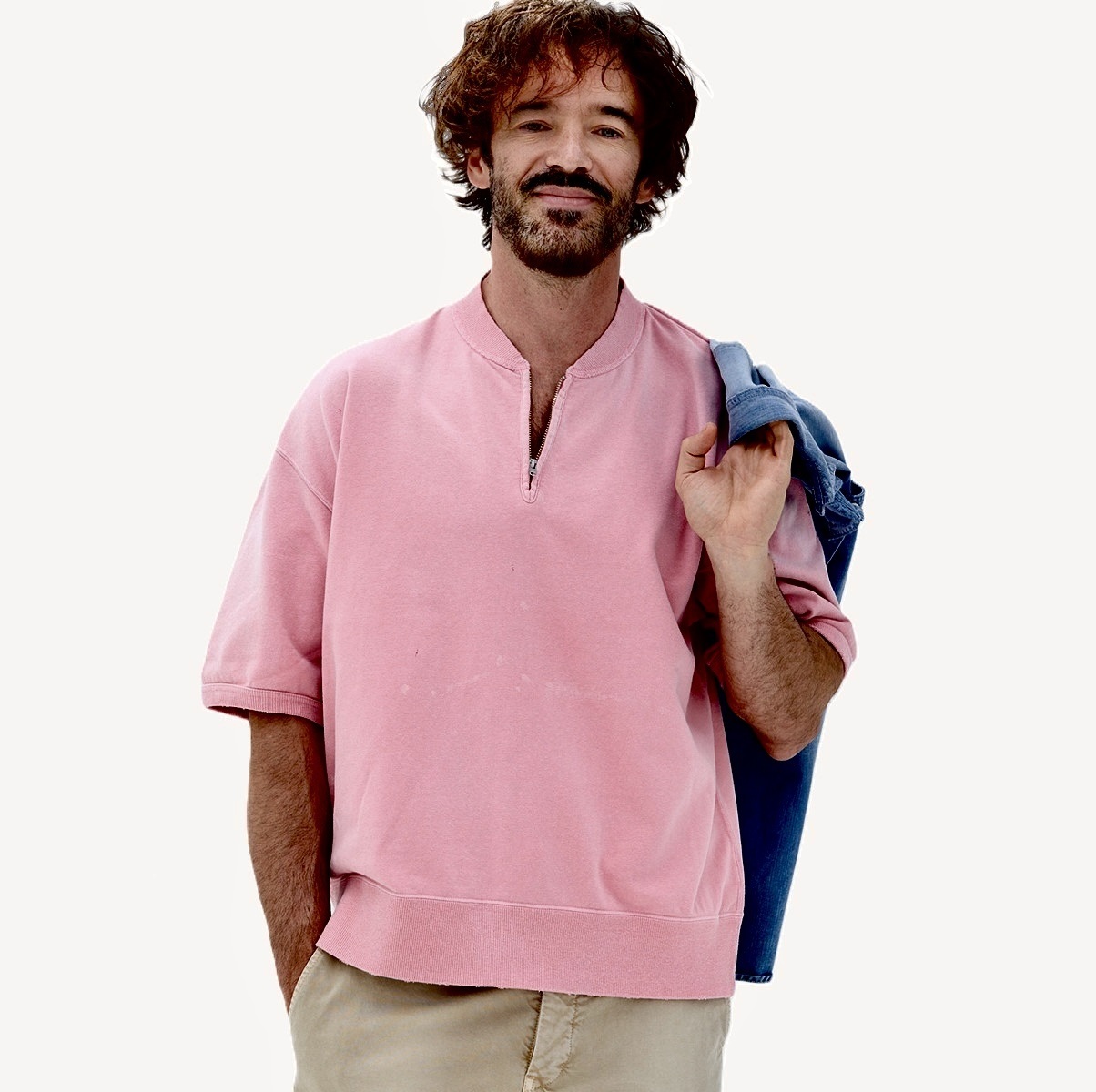 VISVIM 2026 S/S MONDO HENLEY ZIP S/S CRASH (EX JUMBO) - PRE ORDER ITEM (預訂中)