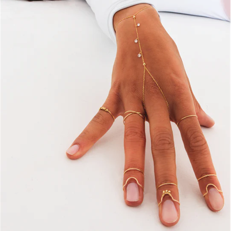 1YA0326-341 [YAY PARIS] Ananta Crossed Ring 750‰ Gold #100xranaJ00 (EU)