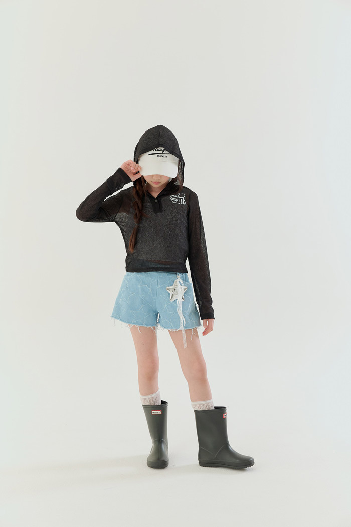 正韓夏Lilas 兩色透膚感長袖連帽上衣