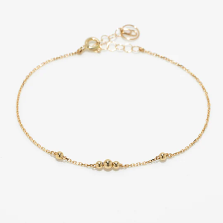 1YA0326-344 [YAY PARIS] Jade Bracelet 750‰ Gold #100pajadJ00 (EU)