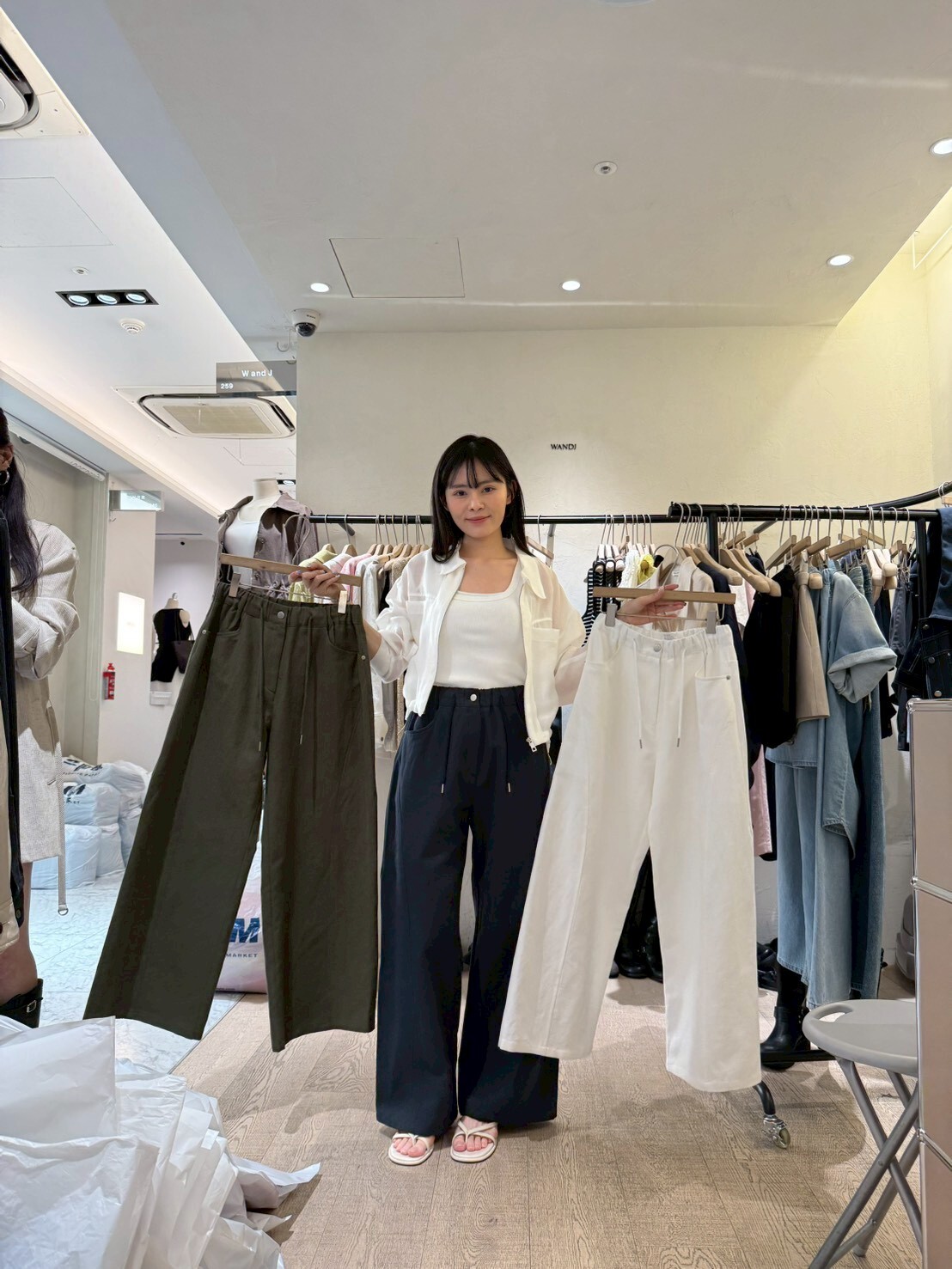 WJ6005 橡筋微彈腰繩氣球褲