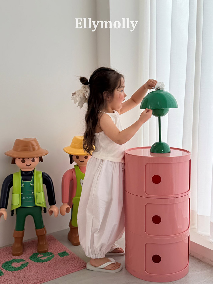 正韓夏EllyMolly 親子裝_跟媽咪一起穿燈籠縮口褲