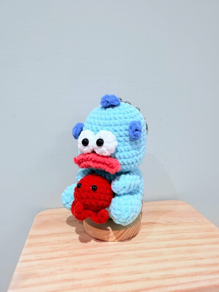 小章魚醜魚吊飾