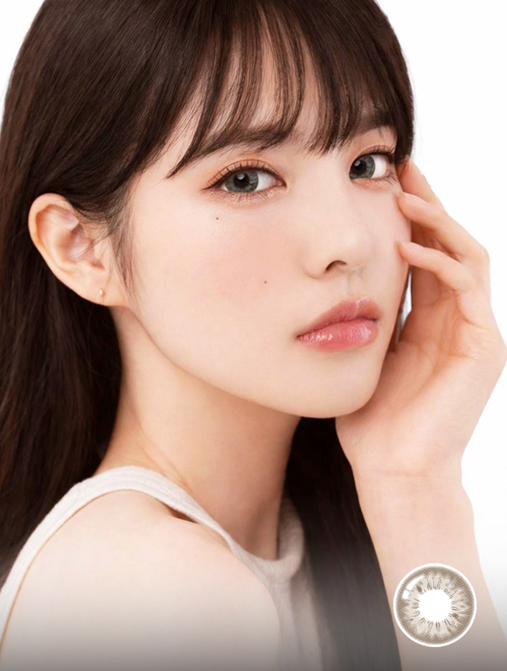 NO.117 NINO 棕灰 月拋 (一片裝)