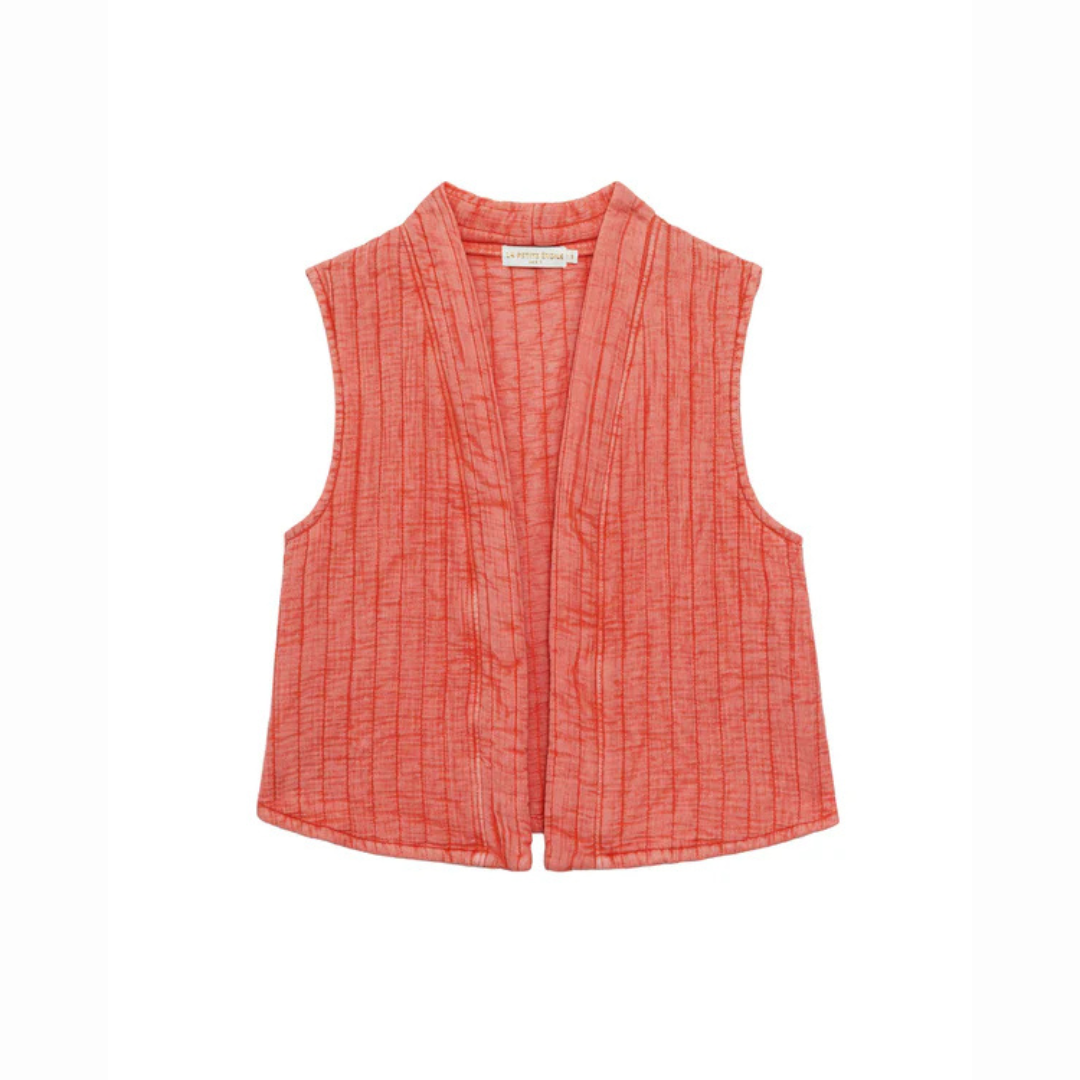 1LP0327-044 [LA PETITE ETOILE] Veste Vivie Rouge #VIVIE-V212611C0F/50-ROUGE (EU)