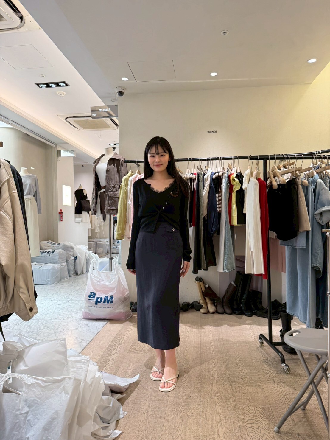 WJ6011 顯瘦包臀半身裙