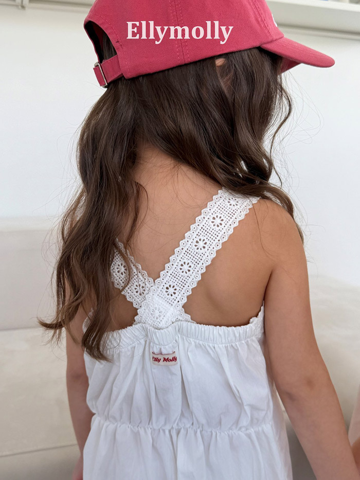 正韓夏EllyMolly 背後交叉吊帶短褲