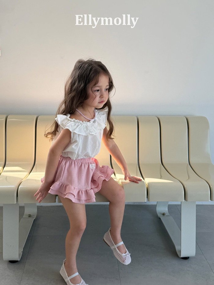 正韓夏EllyMolly 時尚圓領多穿法上衣