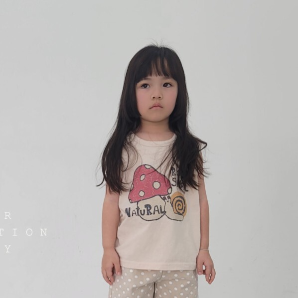 90-140 FUN 蝸牛蘑菇背心 2色