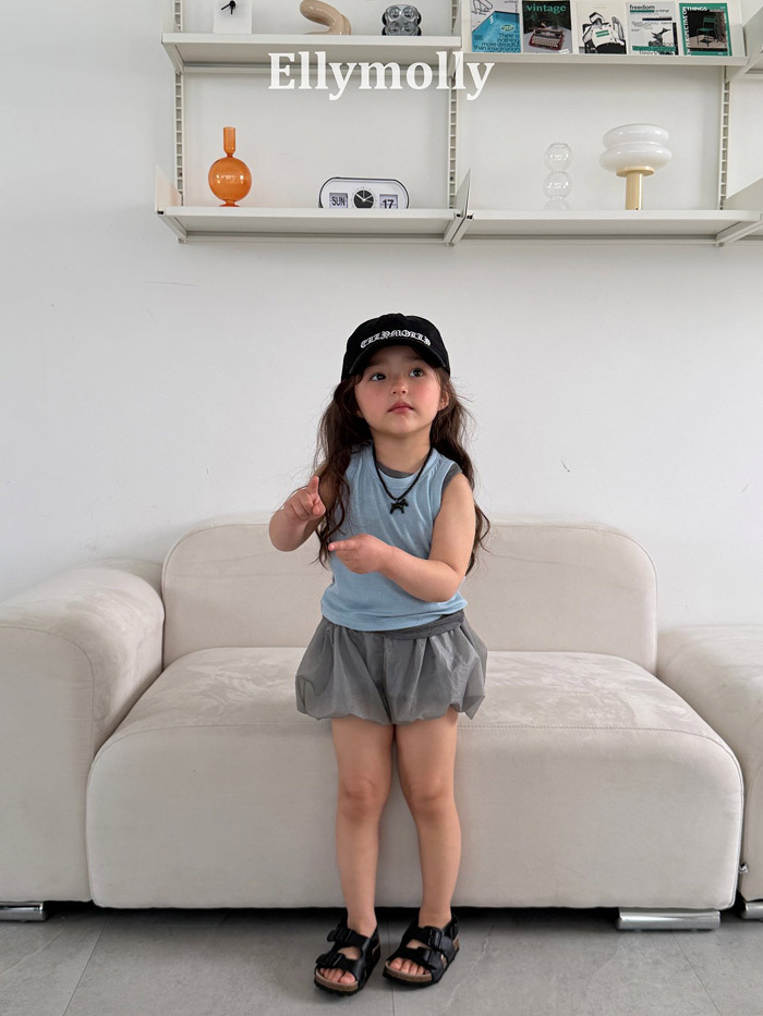 正韓夏EllyMolly 五色直條小標背心