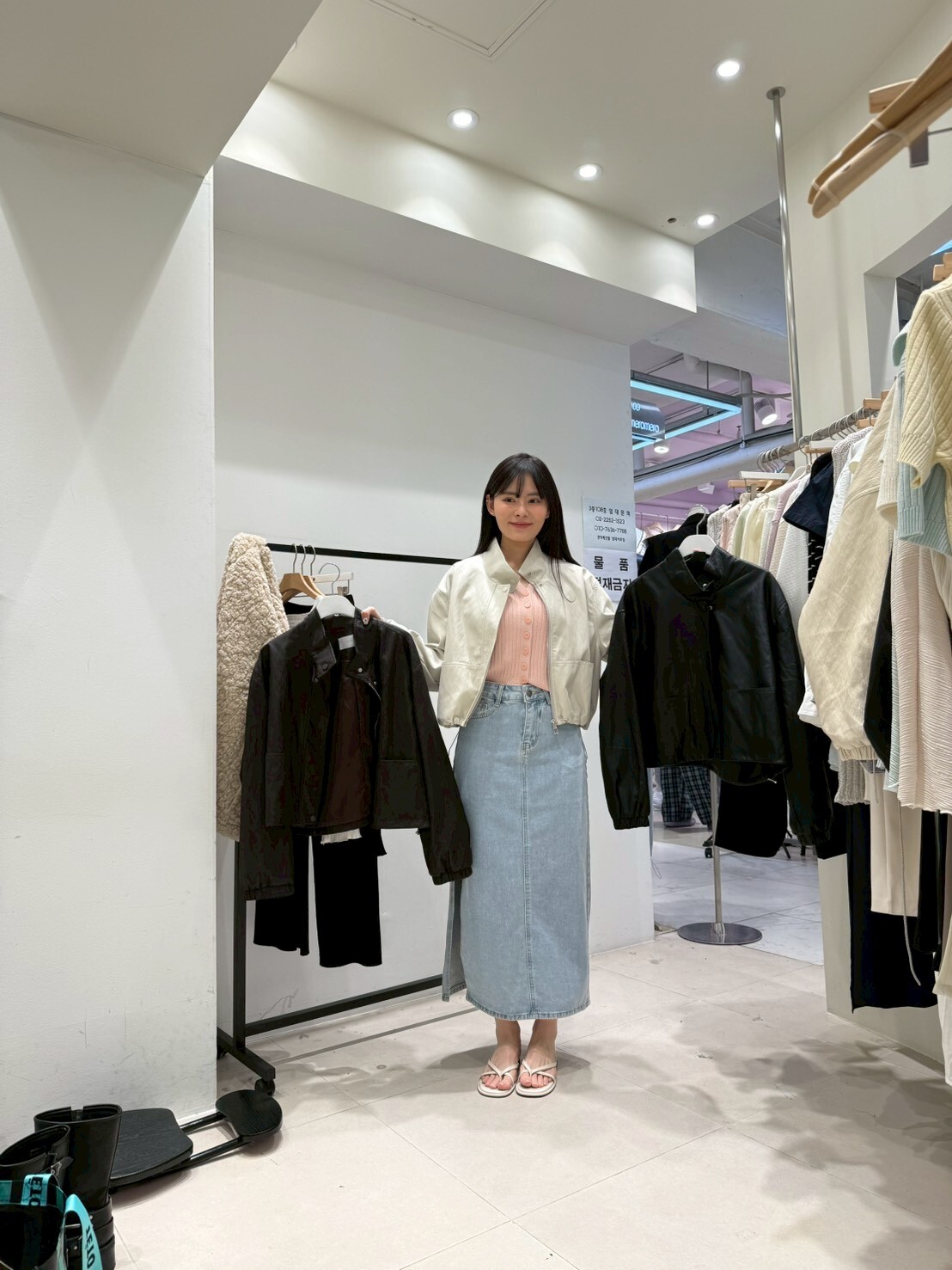 HU6026 微高領拉鏈外套