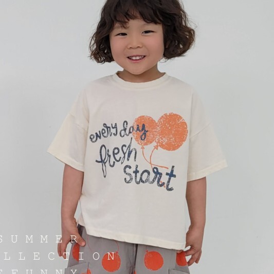 90-140 FUN 氣球印花上衣 2色