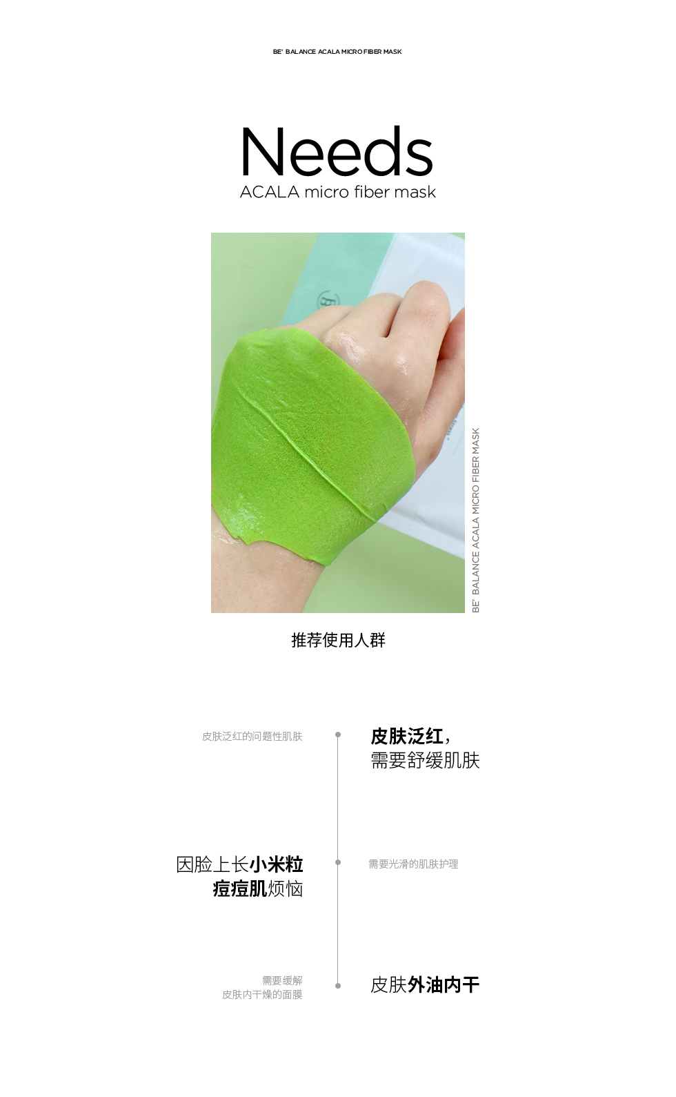 AG260326-D28-BEBALANCE-控油修復三部曲纖維面膜套組（小綠）-BE BALANCE ACALA Micro Fiber Mask-10ea-(EXP-5/2029)