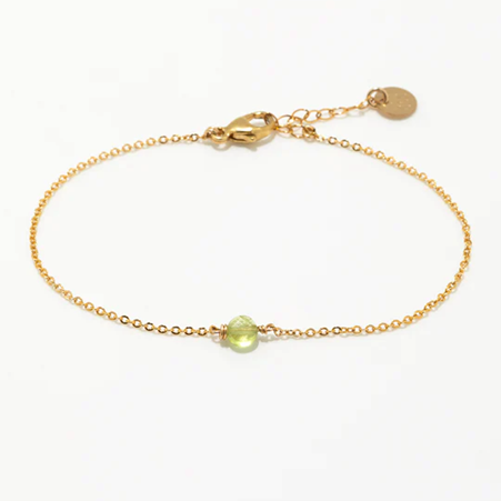 1YA0326-435 [YAY PARIS] Stella Bracelet Peridot #200emst1125 (EU)