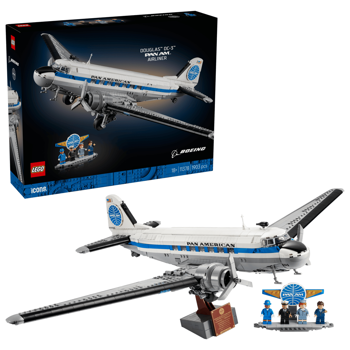 LEGO 11378 Douglas™ DC-3™ PAN AM® 客機