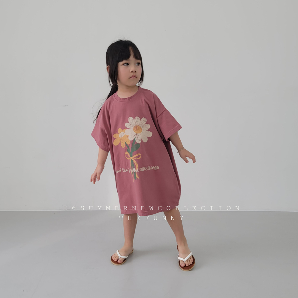 90-140 FUN 花朵棉質洋裝 2色
