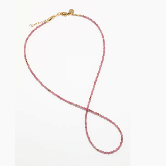 1YA0326-499 [YAY PARIS] Queen Necklace 40Cm Tourmaline #510tpqu40cm9129 (EU)