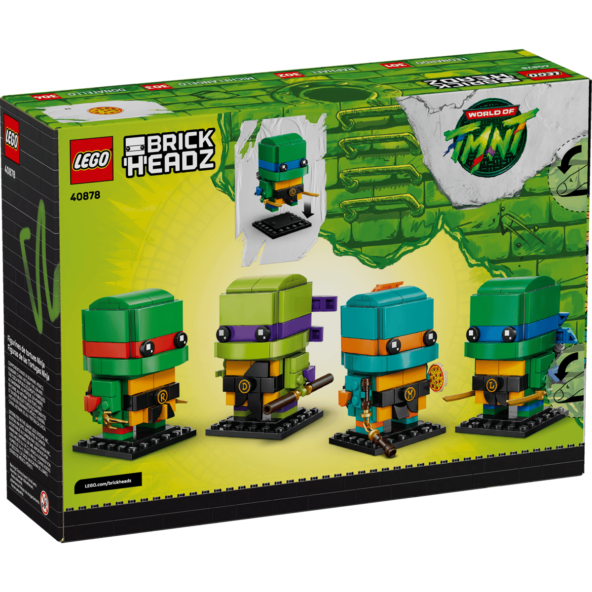 LEGO 40878 忍者龜玩偶