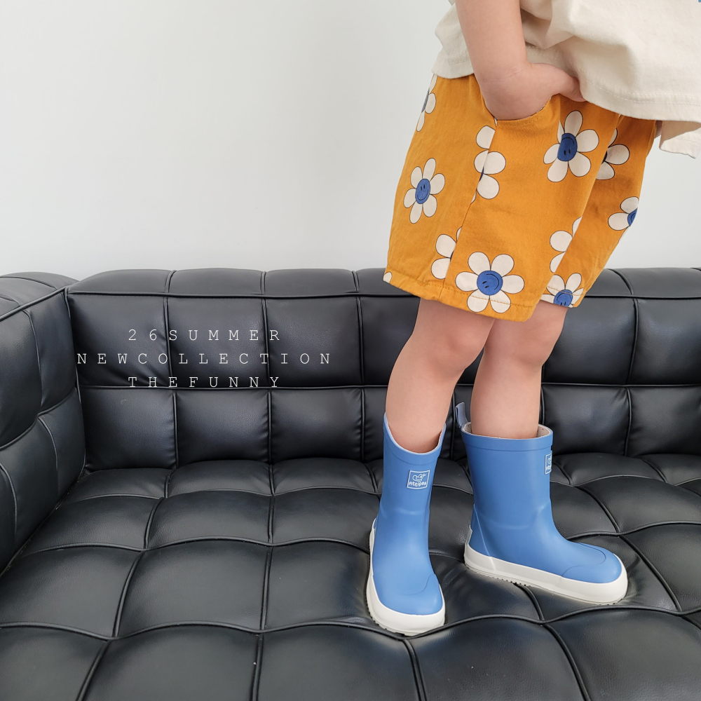 90-140 FUN 笑臉小花短褲 2色