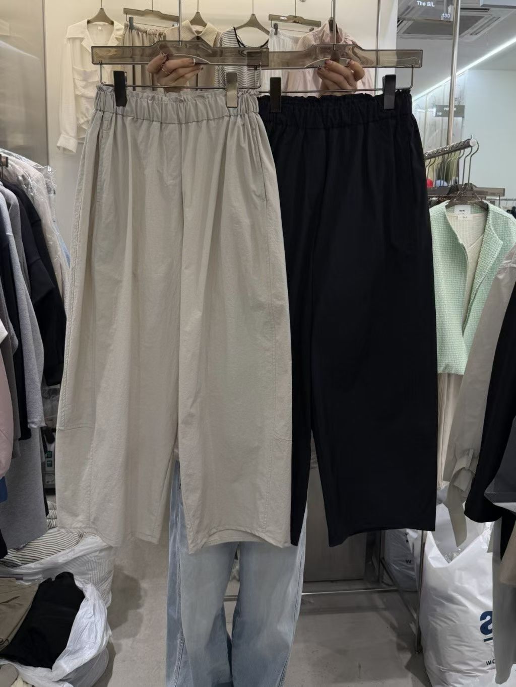 1L6047 水洗棉氣球哈倫褲