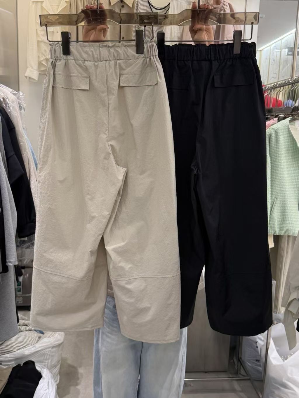 1L6047 水洗棉氣球哈倫褲