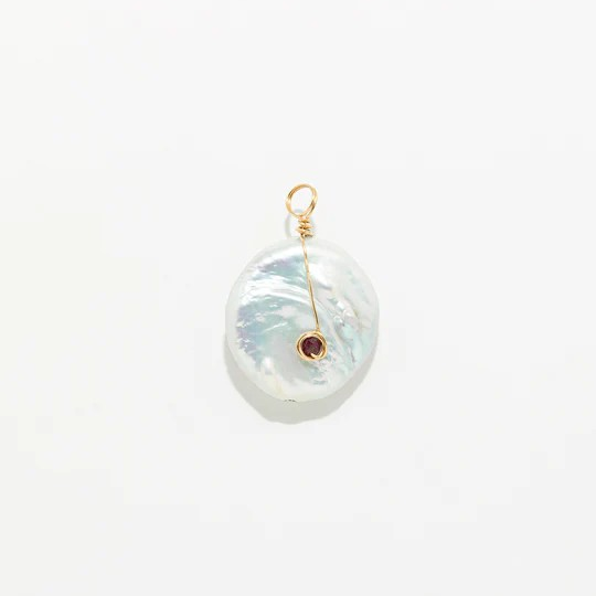 1YA0326-475 [YAY PARIS] Miree Pendant Ruby Gold #901inmir130 (EU)