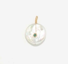 1YA0326-524 [YAY PARIS] Miree Pendant Apatite Gold #901inmir144 (EU)
