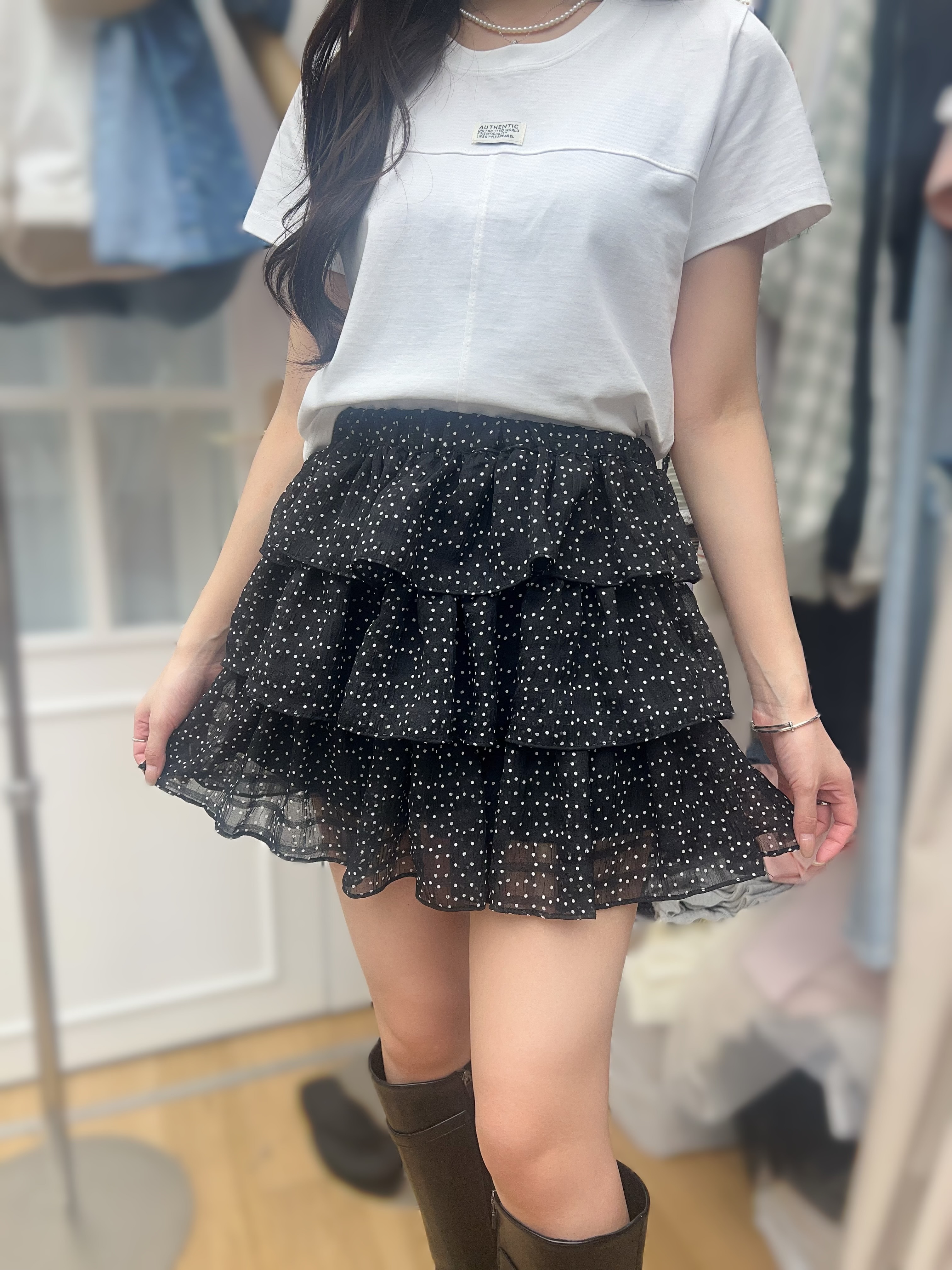 RE17  波點裙褲 腰26-42 HIP50 長17 $469 (一口價)