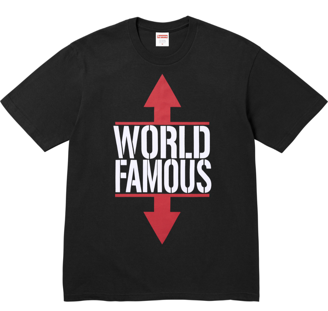 SUPREME 26SS WORLD FAMOUS TEE短T (2色)