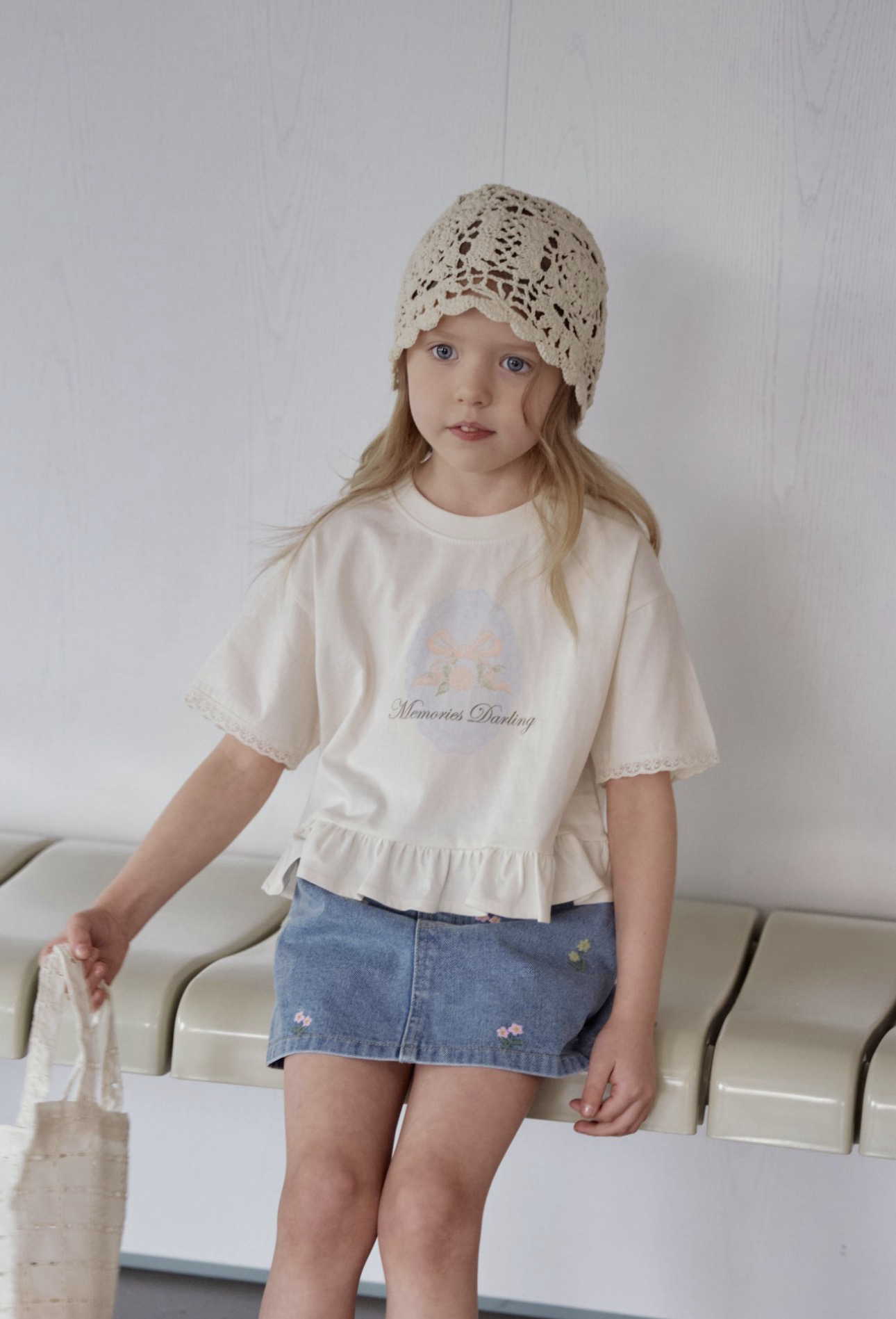 Momo Ann Franti Lace Sleeves Tee