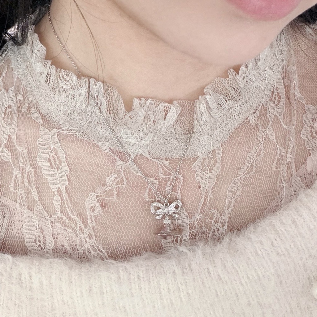 ❰ 預訂 ❱ Vivienne Westwood Octavie Pendant Necklace (Pink)