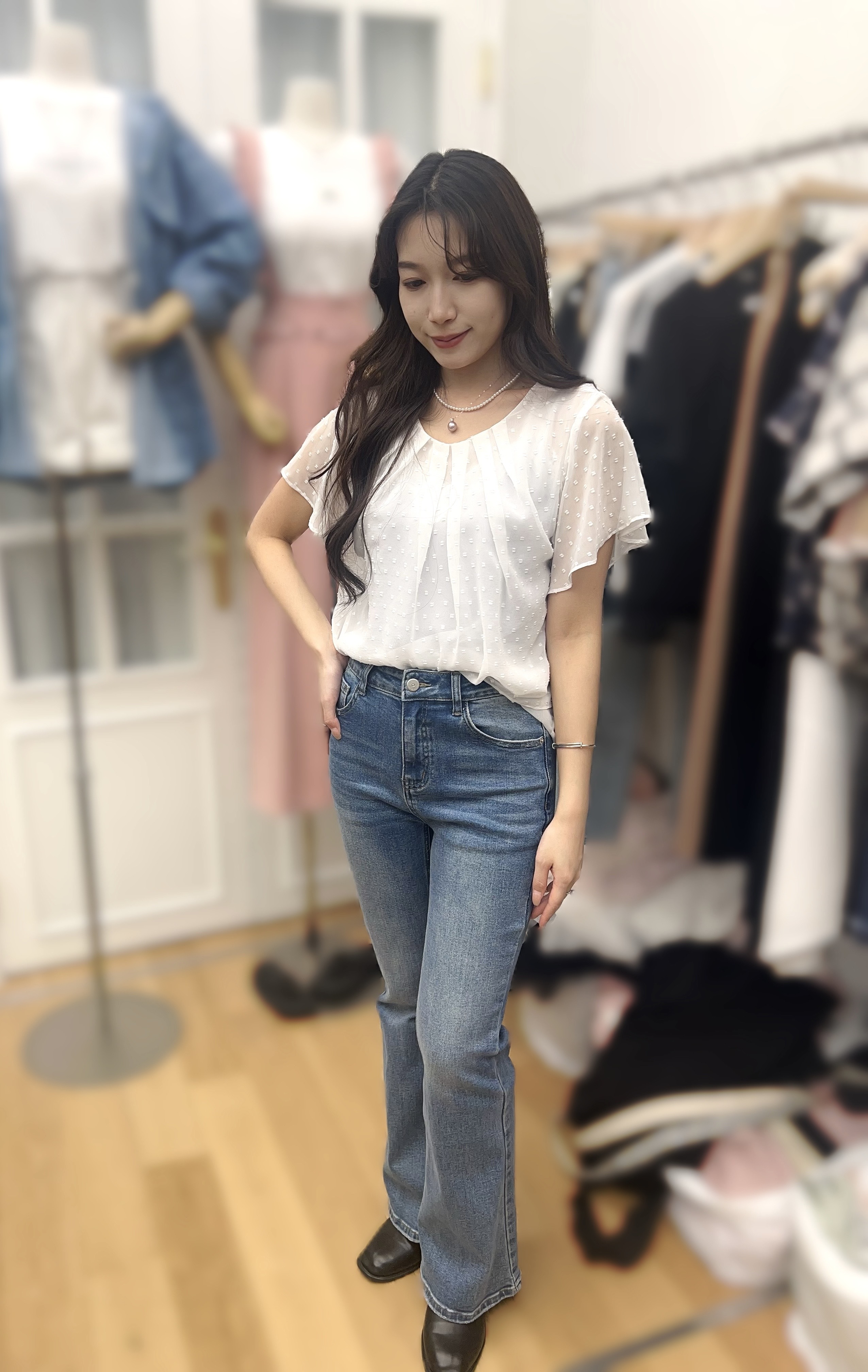 RE09  上身 胸43 長21.5 $459 (一口價)