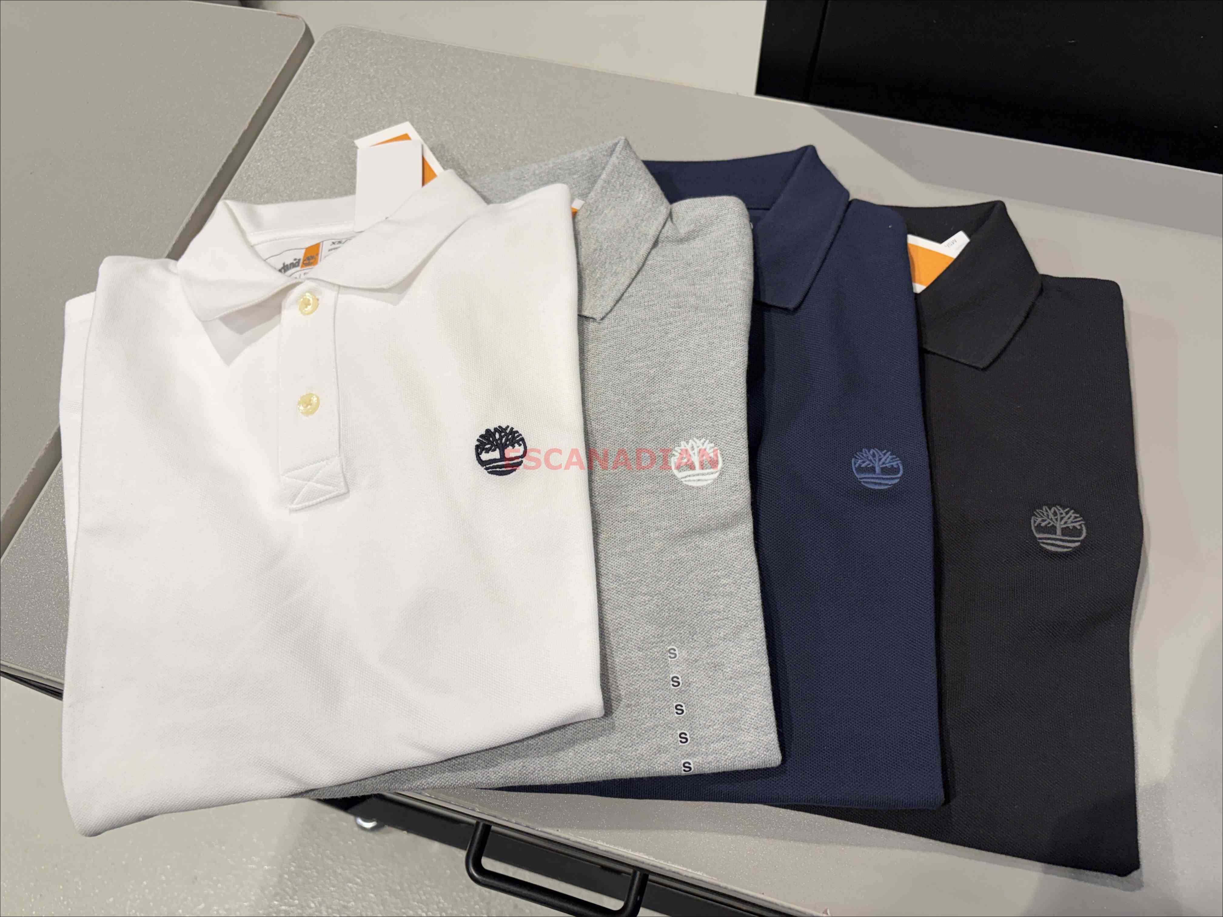 Timberland 男大人 經典電繡小樹 網眼材質 POLO衫 (4色)